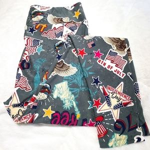 LulaRoe 4th of July leggings